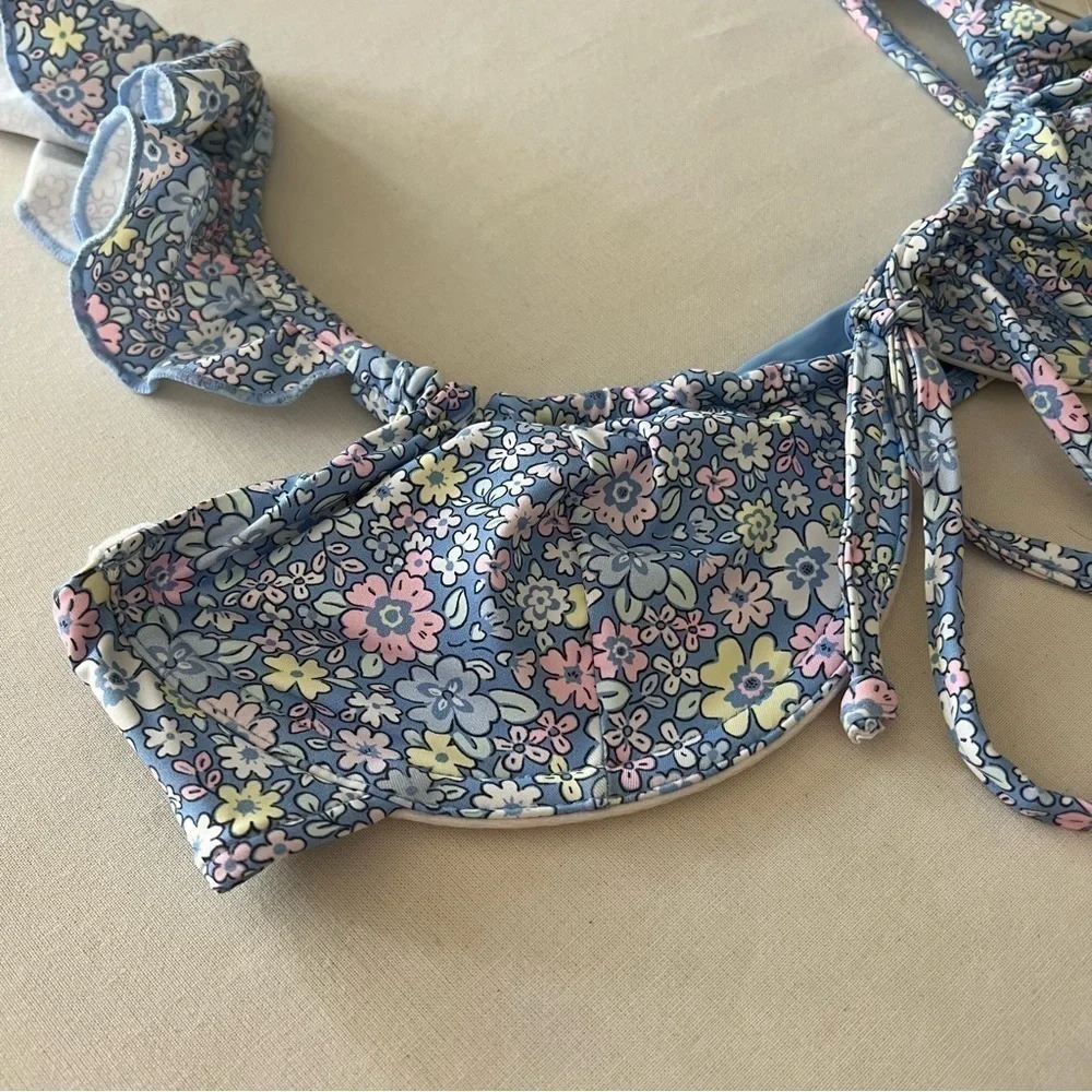 Frankie's Bikinis Birdie Top in Springtime